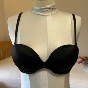 VICTORIA'S SECRET Bra BioFitUnderwire Black NWT Uplift Strapless Convertible 38A